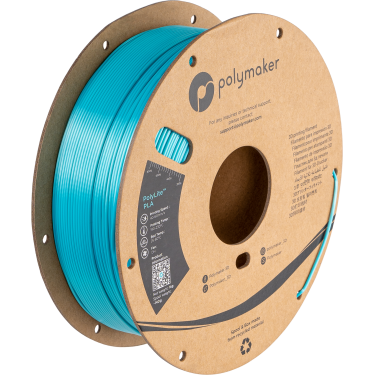 Polymaker PolyLite PLA Silk - Light Blue - 1.75mm - 1kg